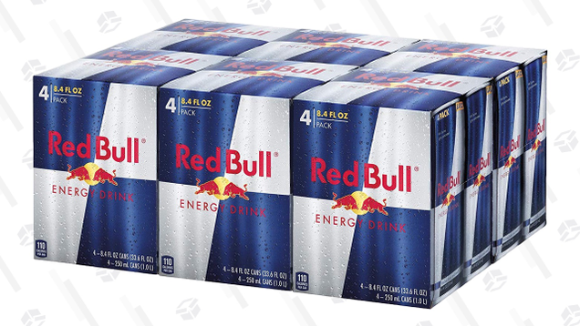 24-Pack 8.4 oz. Red Bull | $24 | Amazon | Use Subscribe & Save24-Pack 12 oz. Red Bull | $34 | Amazon | Use Subscribe & Save